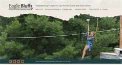 Desktop Screenshot of eagle-bluff.org